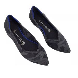 Rothy's Women's Gray Point Camo Flats - 9
